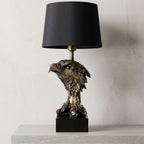 Golden Eagle Decorative Table Lamp with Black Shade
