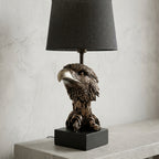 Golden Eagle Decorative Table Lamp with Black Shade