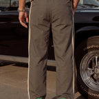 Men’s light brown Sports Trouser – Side Stripe