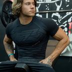 Men’s Athletic Compression T-Shirt – Short Sleeve Muscle Fit Workout Top