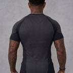 Men’s Compression Short Sleeve Gym Shirt – Muscle Fit Performance Top