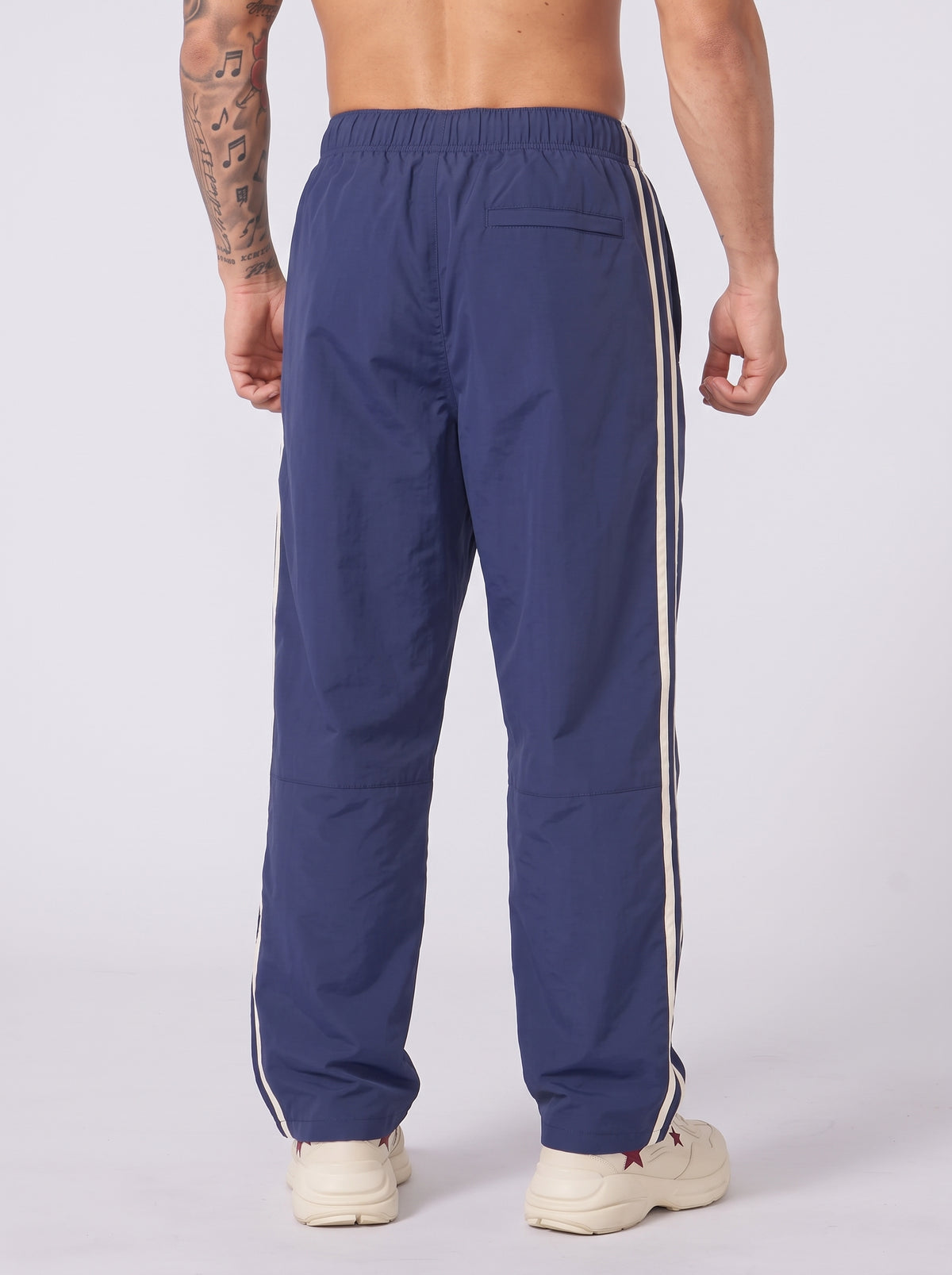 Men’s blue Sports Trouser – Side Stripe